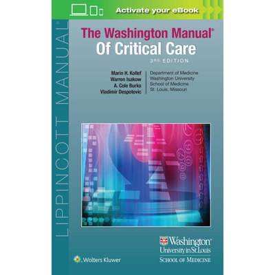 【4周达】The Washington Manual of Critical Care:  (3rd edition) [9781496328519]