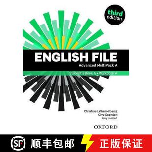 【3-4周达】English File: Advanced: Student's Book/Workbook MultiPack A [9780194502467]
