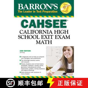 California CAHSEE High Exam Barron Exit 4周达 9780764139949 School Math