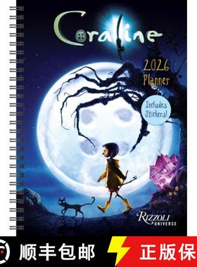 【3-4周达】Coraline 2026 Planner Calendar (Includes Stickers) [9780789348142]