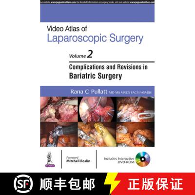 【3-4周达】精装 Video Atlas of Laparoscopic Surgery: Volume Two : Complications and Revisions in Bari... [9789386056030]