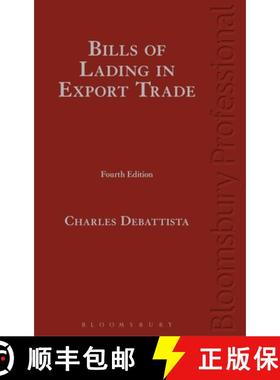 【3-4周达】Debattista on Bills of Lading in Commodities Trade [9781780438429]