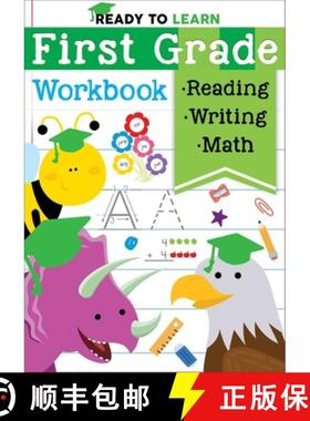 预订 Ready to Learn: First Grade Workbook: Fractions, Measurement, Telling Time, Descriptive Writing,... [9781645173366]