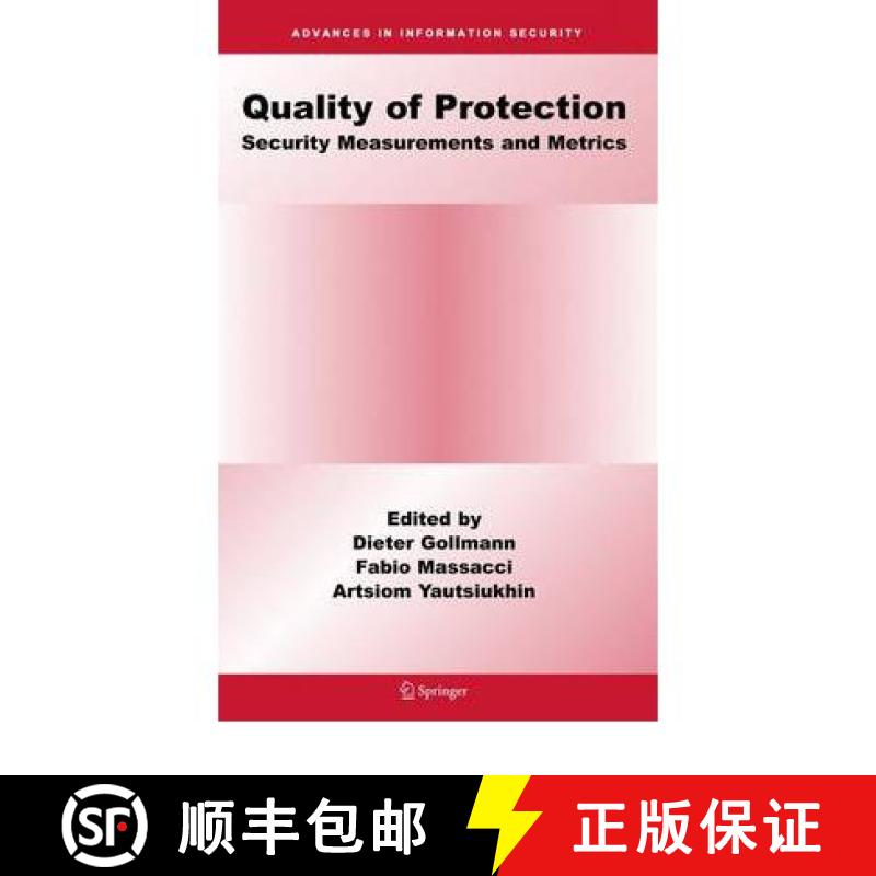 【3-4周达】Quality Of Protection : Security Measurements and Metrics [9781441939654]