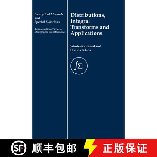 【3-4周达】精装 Distribution, Integral Transforms and Applications [9780415269582]