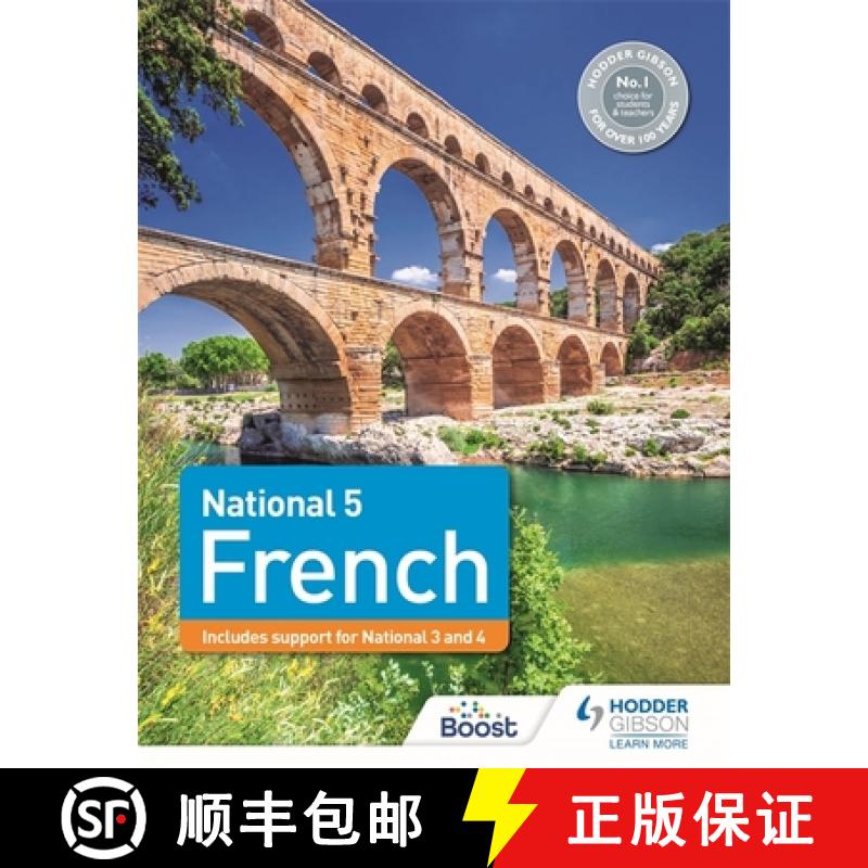 【2-3周达】National 5 French: Includes support for National 3 and 4 [9781398319134]