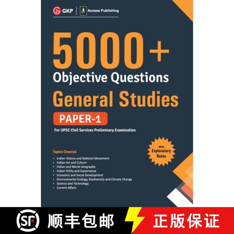 【3-4周达】UPSC General Studies Paper I : 5000+ Objective Questions [9789389718294]