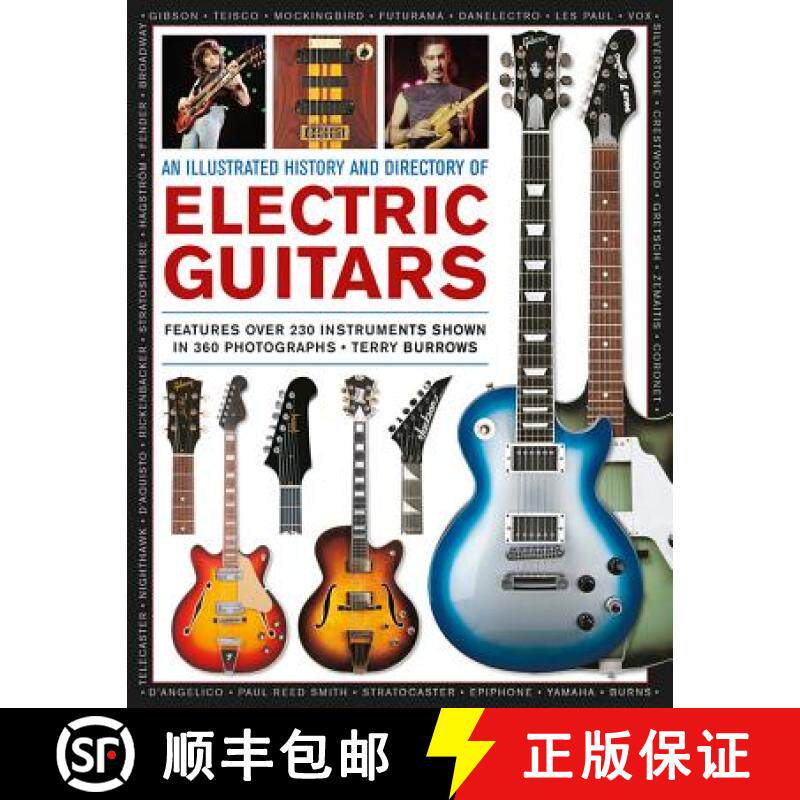 【3-4周达】An Illustrated History & Directory of Electric Guitars: Features Over 250 Instruments Show... [9781780194202]