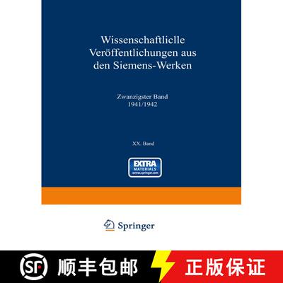 【3-4周达】Wissenschaftliche Veroeffentlichungen Aus Den Siemens-Werken (Softcover reprint of the ori... [9783642988356]