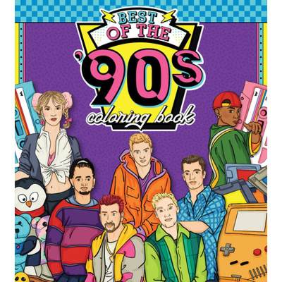 【4周达】The Best of the '90s Coloring Book: Color Your Way Through 1990s Art & Pop Culture [9780760381243]