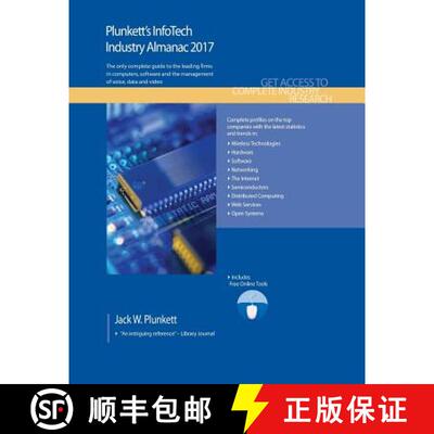 预订 Plunkett's Infotech Industry Almanac 2017: Infotech Industry Market Research, Statistics, Trends... [9781628314281]