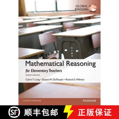 【3-4周达】Mathematical Reasoning for Elementary School Teachers, Global Edition [9781292062365]