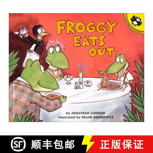 【3-4周达】精装 Froggy Eats Out [9780613674539]