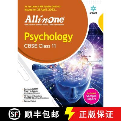 【3-4周达】CBSE All In One Psychology Class 11 2022-23 Edition (As per latest CBSE Syllabus issued on... [9789326196406]