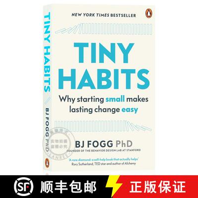 现货 福格行为模型 Tiny Habits : Why Starting Small Makes Lasting Change Easy [9780753553244]
