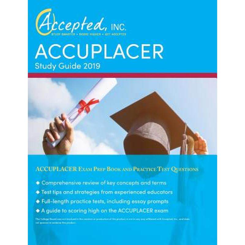 预订 accuplacer study guide 2019: accupla. [9781635303483]