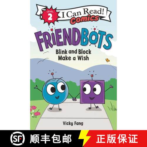 【3-4周达】精装 Friendbots: Blink and Block Make a Wish [9780063049451]