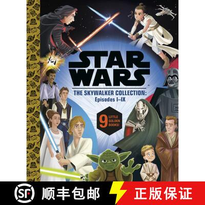 【3-4周达】精装 Star Wars Episodes I - IX: a Little Golden Book Collection (Star Wars) [9780736441919]