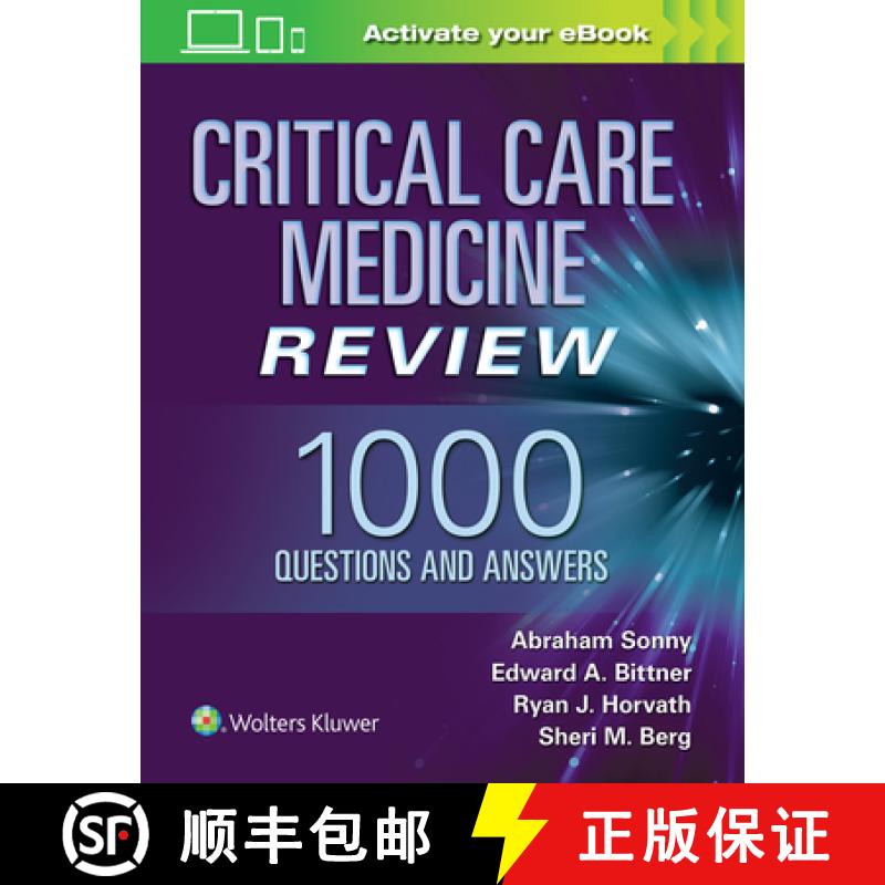 【2-3周达】Critical Care Medicine Review: 1000 Questions and Answers [9781975102906]