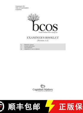 【3-4周达】Bcos Cognitive Screen: Examiner's Booklet (Pack of 15) [9781848721074]