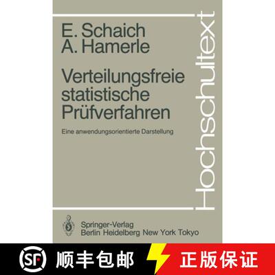【3-4周达】Verteilungsfreie statistische Prüfverfahren : Eine anwendungsorientierte Darstellung [9783540137764]
