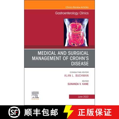 【3-4周达】Medical and Surgical Management of Crohn's Disease, an Issue of Gastroenterology Clinics o... [9780323897709]