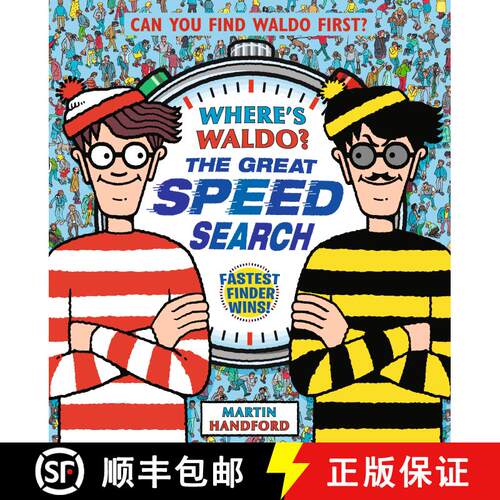 【3-4周达】精装 Where’s Waldo?: The Great Speed Search: (A Hidden Object Activity Book that Lays Fla... [9781536228618]