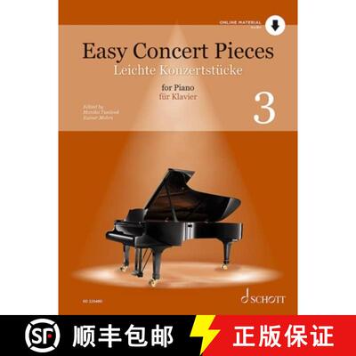 【3-4周达】Easy Concert Pieces: 41 Easy Pieces from 4 Centuries. Vol. 3. piano. [9783795730789]