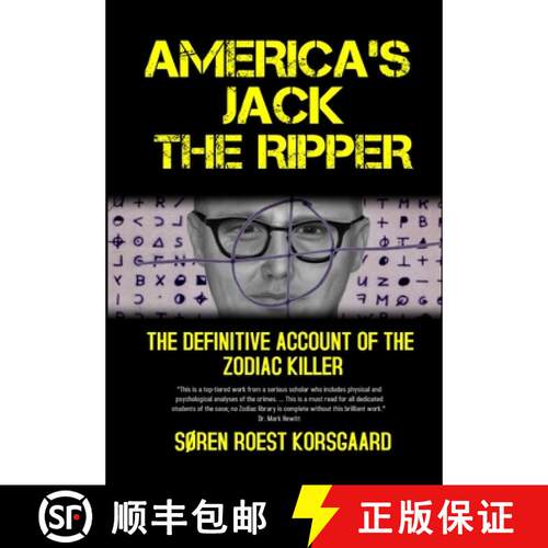 【3-4周达】精装 America's Jack The Ripper: The Definitive Account of the Zodiac Killer [9788793987029]