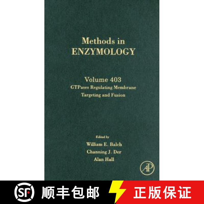 【3-4周达】Gtpases Regulating Membrane Targeting and Fusion: Volume 403 [9780121828080]
