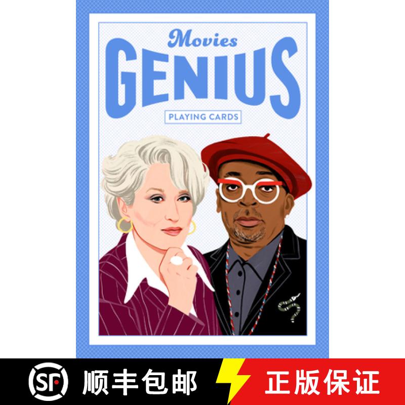 【3-4周达】Genius Movies Playing Cards: (A Card Deck for Cinephiles) [9781786277121]