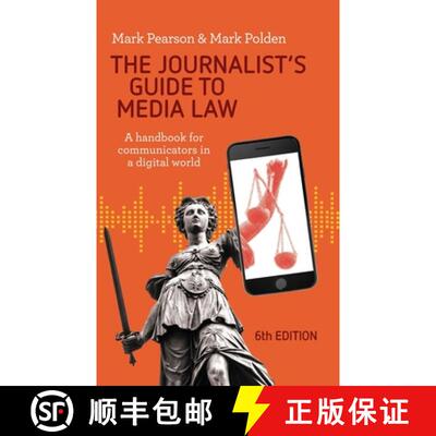 【3-4周达】精装 The Journalist's Guide to Media Law: A handbook for communicators in a digital world [9780367719784]