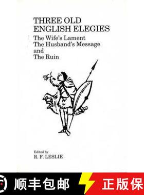 【3-4周达】Three Old English Elegies [9780859891844]