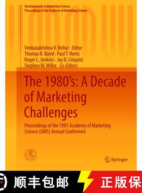 【3-4周达】The 1980's: A Decade of Marketing Challenges: Proceedings of the 1981 Academy of Marketing... [9783319169750]