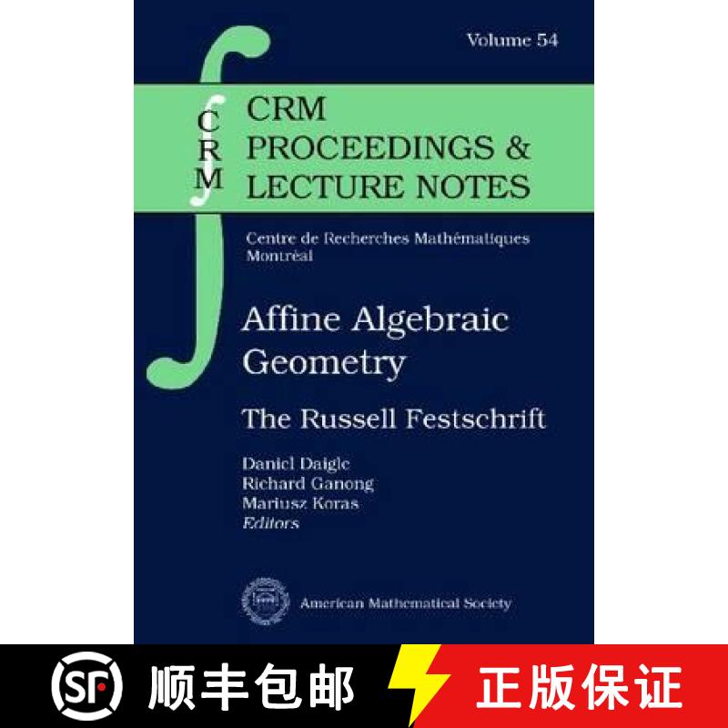【3-4周达】Affine Algebraic Geometry : The Russell Festschrift [9780821872833]