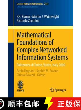 【3-4周达】Mathematical Foundations of Complex Networked Information Systems : Politecnico di Torino,... [9783319169668]