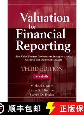 【3-4周达】Valuation For Financial Reporting, Third Edition + Website: Fair Value, Business Combinati... [9780470534892]