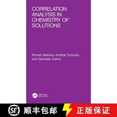 【3-4周达】Correlation Analysis in Chemistry of Solutions [9789067644068]