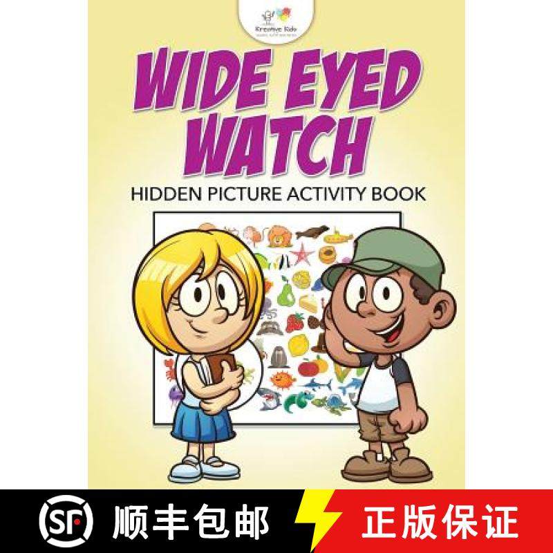 【3-4周达】Wide Eyed Watch: Hidden Picture Activity Book [9781683777335]