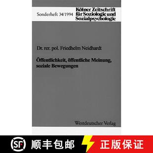 【3-4周达】OEffentlichkeit, OEffentliche Meinung, Soziale Bewegungen [9783531126500]