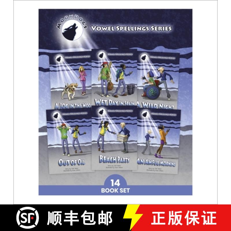【3-4周达】Phonic Books Moon Dogs Set 3 Vowel Spellings : Decodable Phonic Books for Catch Up (Two Sp... [9781783692842]