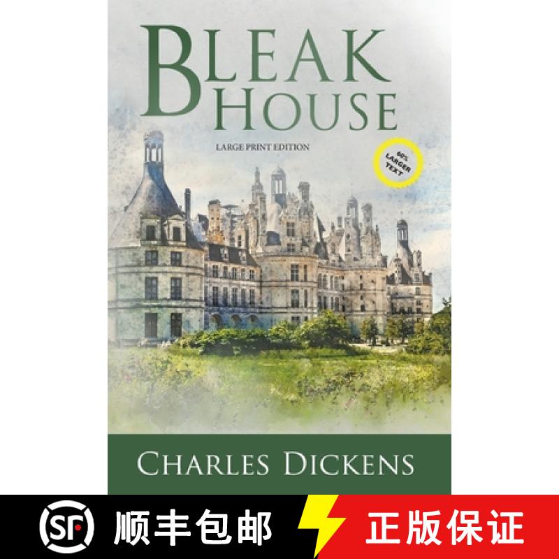 【2-3周达】Bleak House (Large Print, Annotated) [9781649221032]