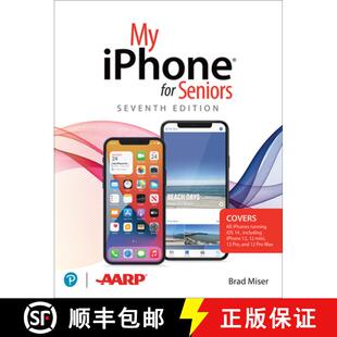 【3-4周达】My iPhone for Seniors (Covers All iPhone Running IOS 14, Including the New Series 12 Family) [9780136824411]