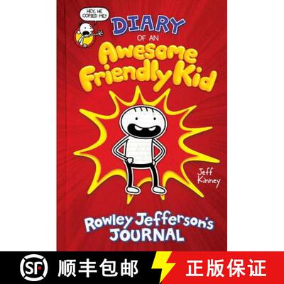 【3-4周达】Diary of an Awesome Friendly Kid: Rowley Jefferson's Journal [9781432866341]