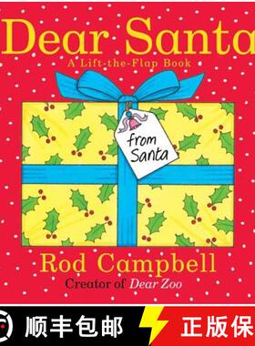 【3-4周达】亲爱的圣诞老人 Dear Santa: A Lift-The-Flap Book [9781481472494]