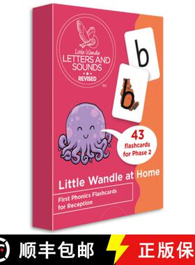 【3-4周达】Little Wandle at Home First Phonics Flashcards for Reception: Phases 2 [9780008563738]