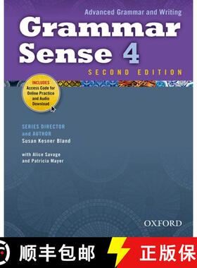 【3-4周达】Grammar Sense: 4: Student Book with Online Practice Access Code Card [9780194489195]