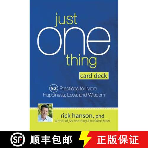 【3-4周达】Just One Thing Card Deck: 52 Practices for More Happiness, Love and Wisdom [9781683731085]