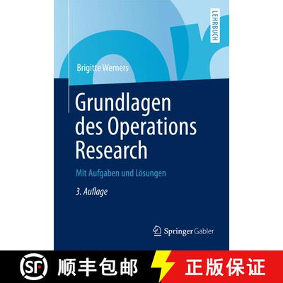 【3-4周达】Grundlagen des Operations Research : Mit Aufgaben und Lösungen (3., überarb. Aufl. 2013)... [9783642401015]