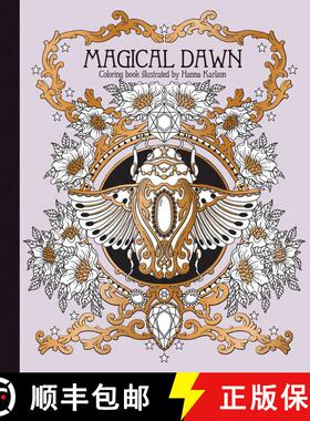 【3-4周达】Magical Dawn Coloring Book: Published in Sweden as Magisk Gryning [9781423646594]